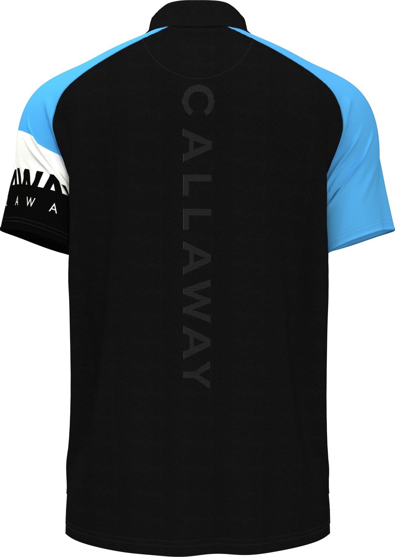 Callaway Modern Traveler Premium Mixed Texture heren polo, antraciet