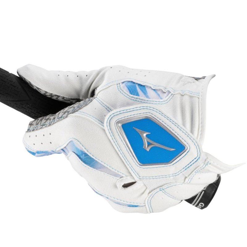 Mizuno Double Grip heren golfhandschoen, wit