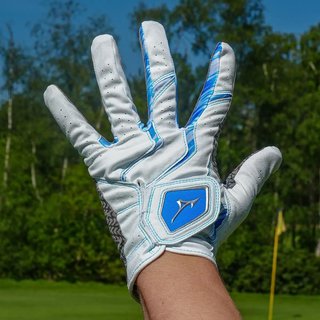 Mizuno Double Grip heren golfhandschoen, wit