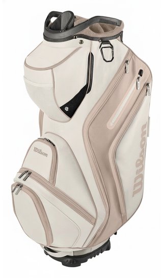 Wilson Aurora dames cart bag, off white/beige