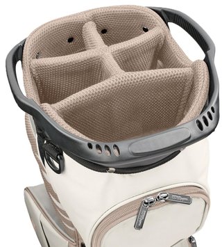 Wilson Aurora dames stand bag, wit/beige