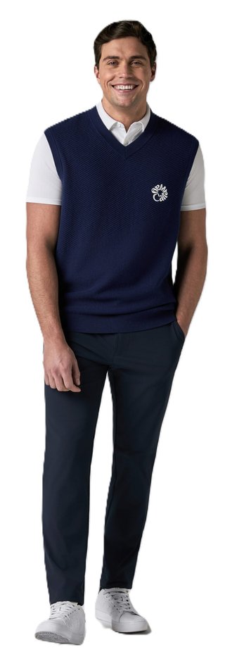 Callaway Mid Century heren vest, medieval blue