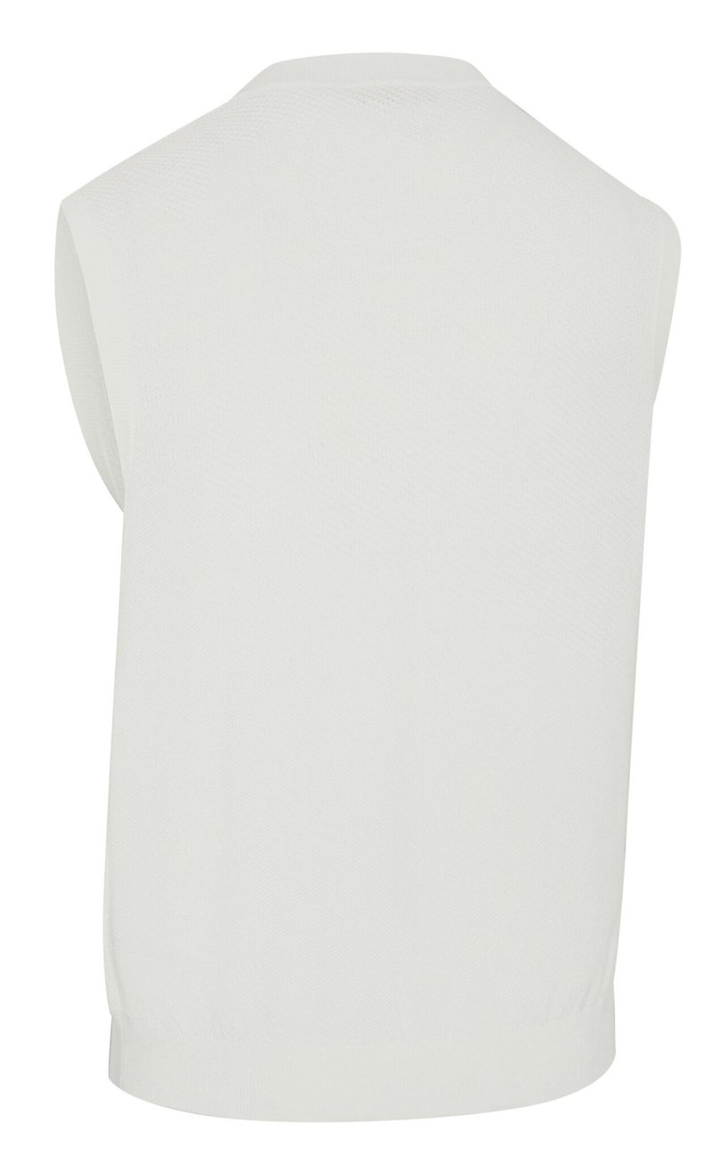 Callaway Mid Century heren vest, bright white