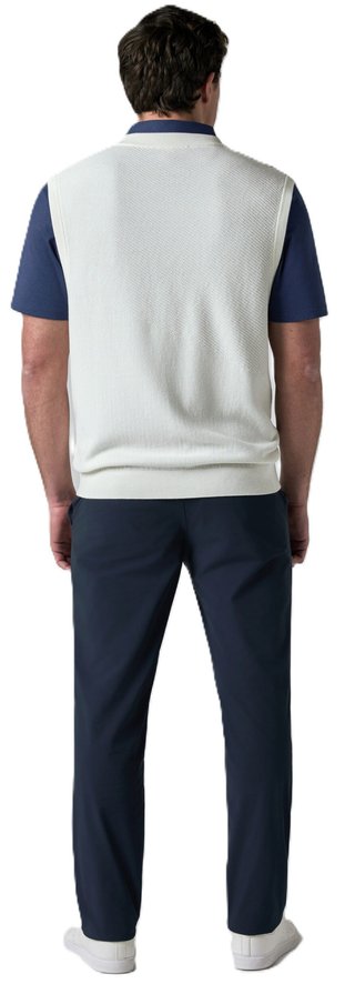 Callaway Mid Century heren vest, bright white