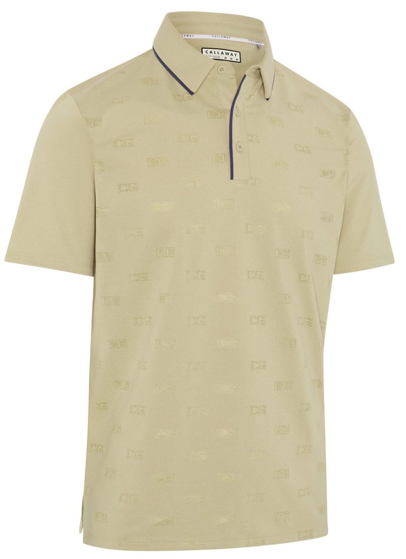 Callaway Mid Century Jacquard heren polo, fields of rye