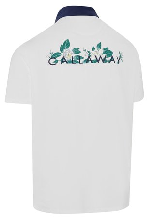 Callaway Mid Century heren polo, bright white
