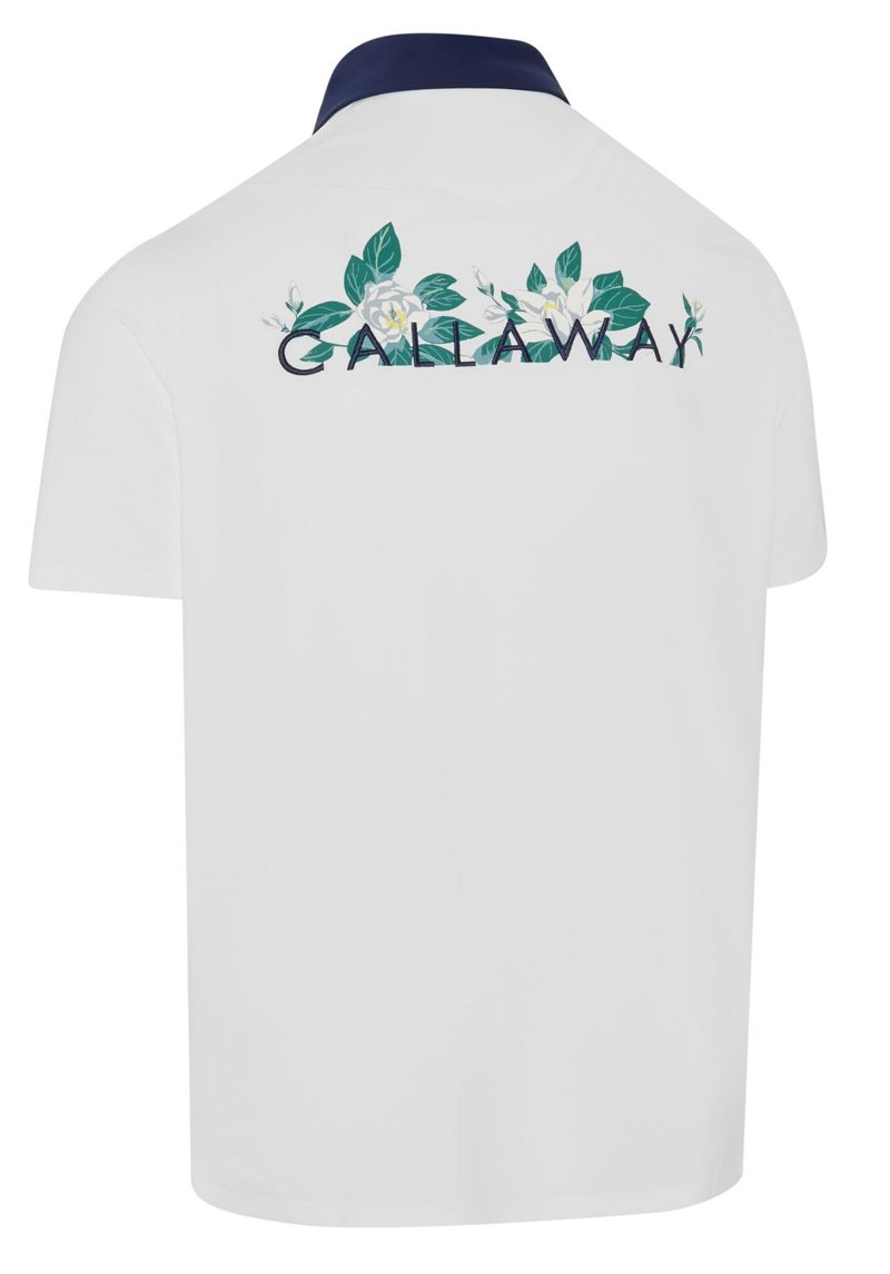 Callaway Mid Century heren polo, bright white