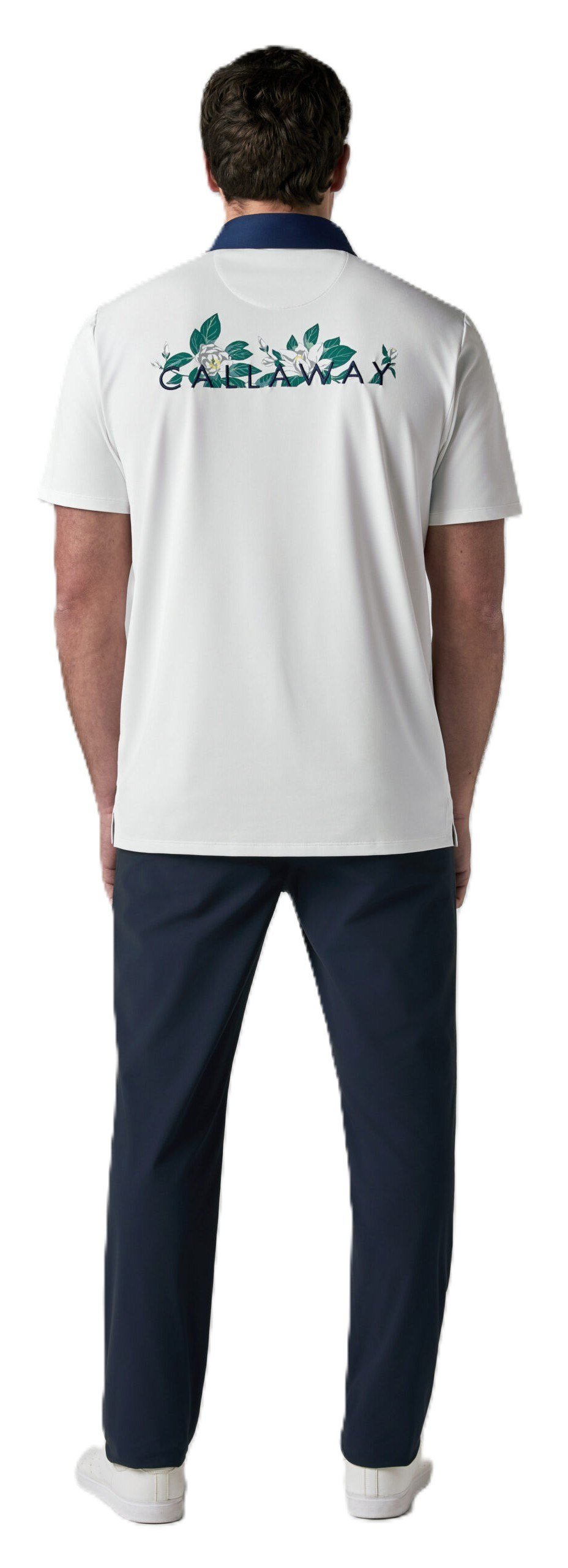 Callaway Mid Century heren polo, bright white