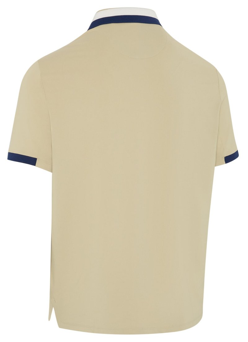 Callaway Mid Century Striped Rib Collar heren polo, fields of rye