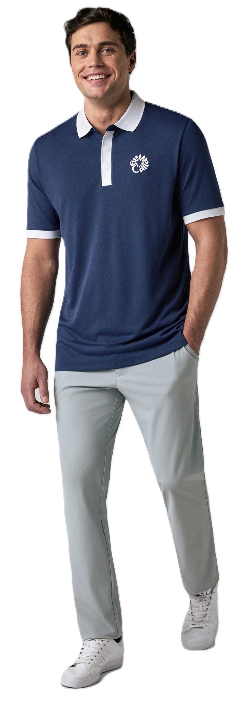 Callaway Modern Traveler heren polo, medieval blue