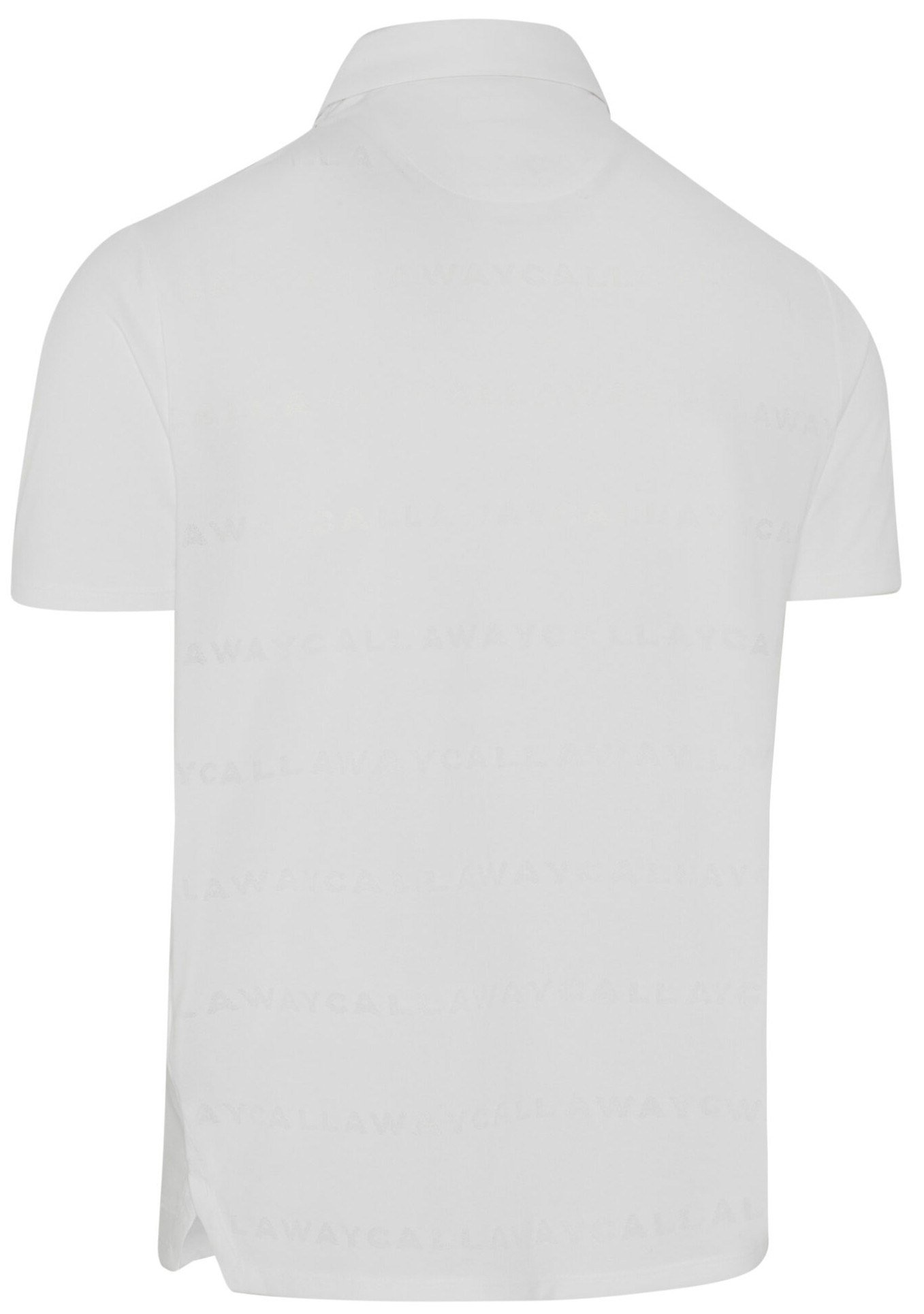 Callaway Mid Century Jacquard heren polo, bright white