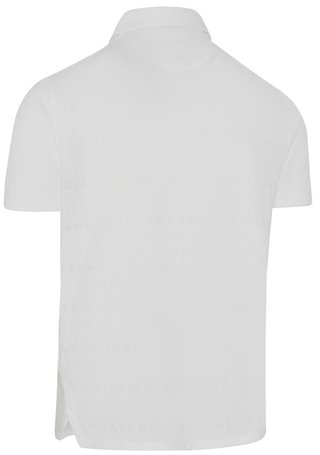 Callaway Mid Century Jacquard heren polo, bright white