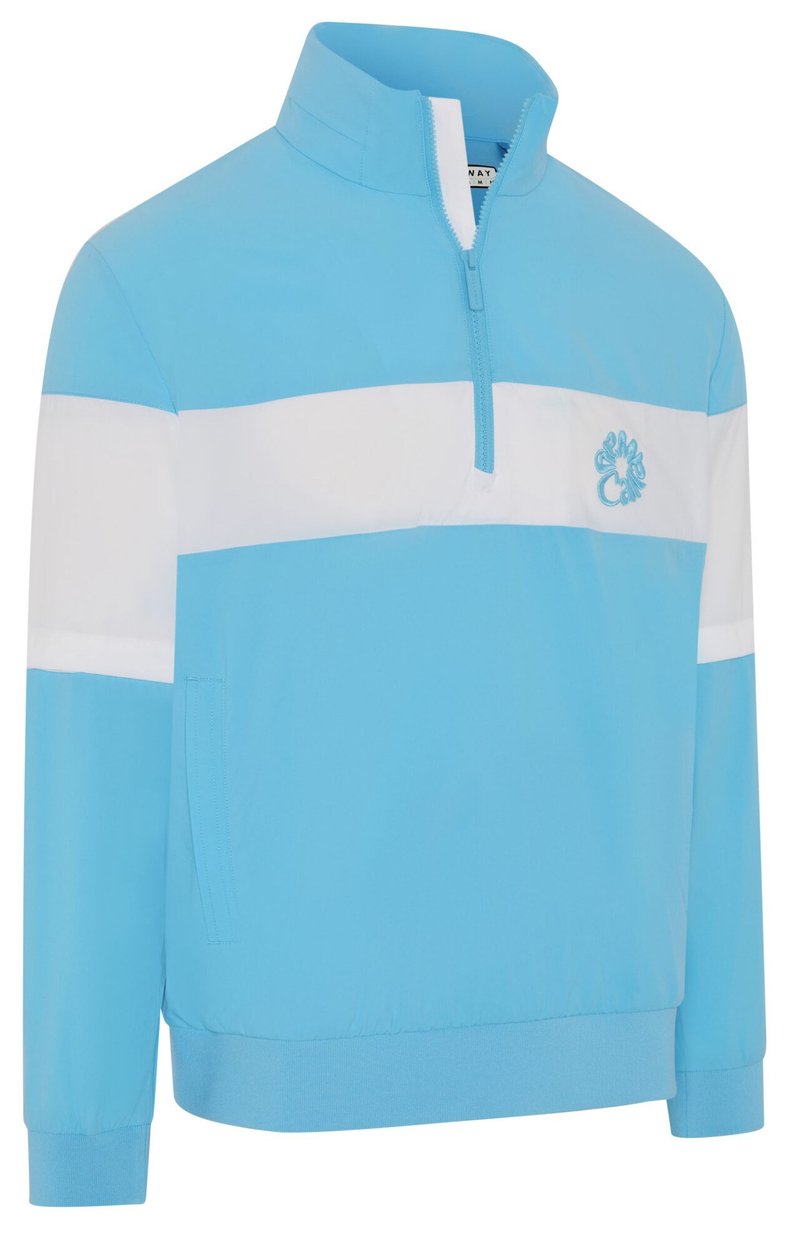 Callaway Modern Traveler Half Zip Convertible heren jack, blue bossom