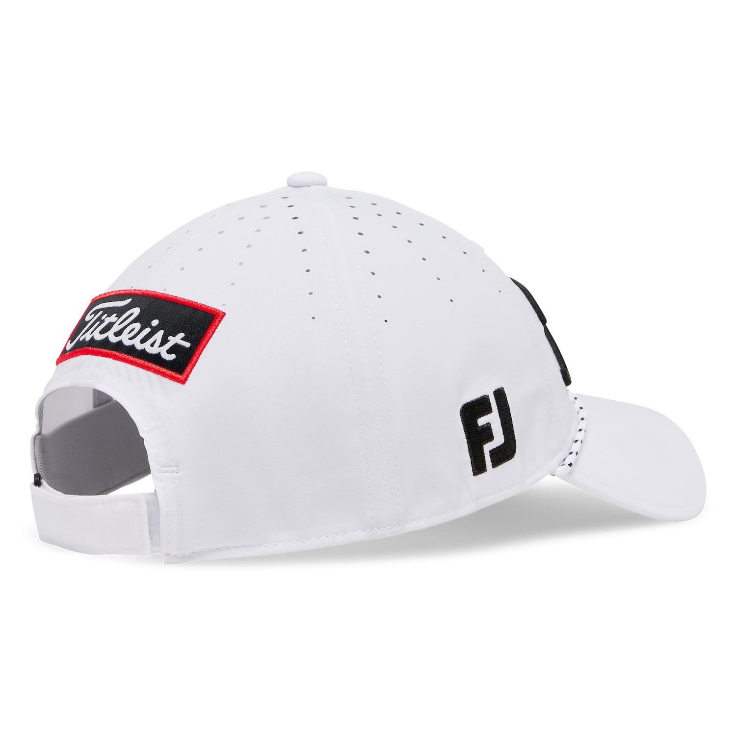 Titleist Tour Breezer heren pet, wit/zwart