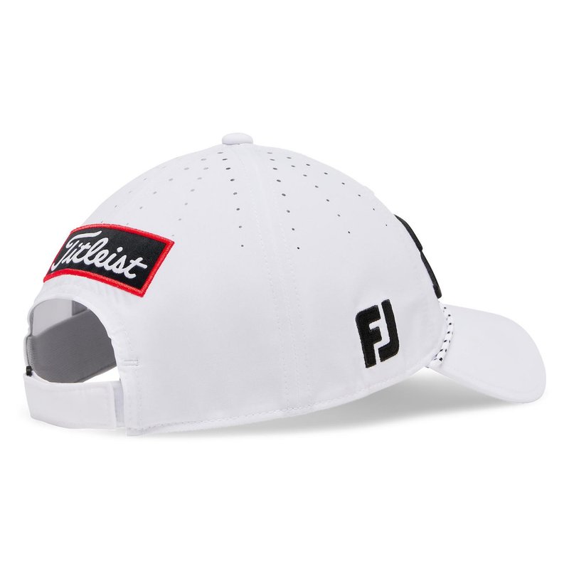 Titleist Tour Breezer heren pet, wit/zwart