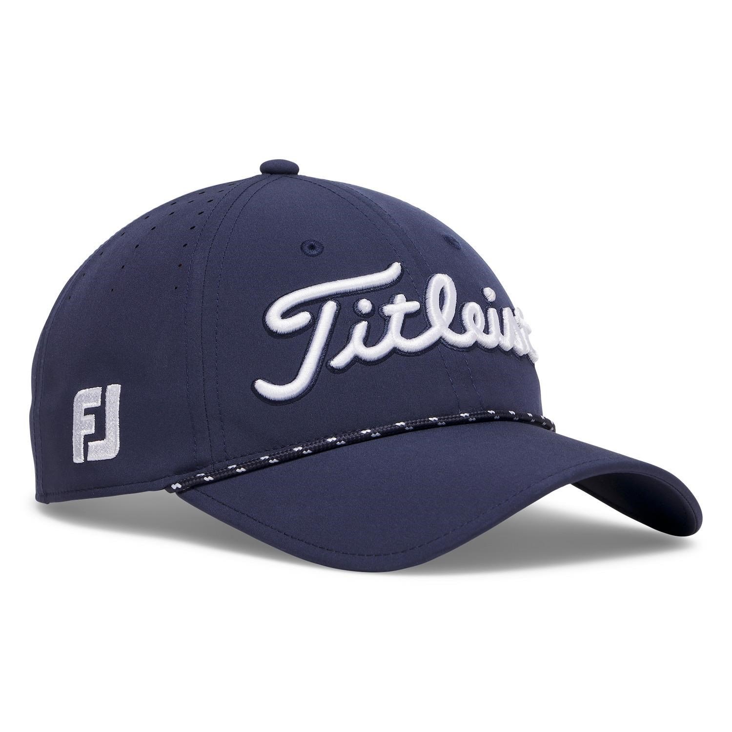 Titleist Tour Breezer heren pet, navy/wit