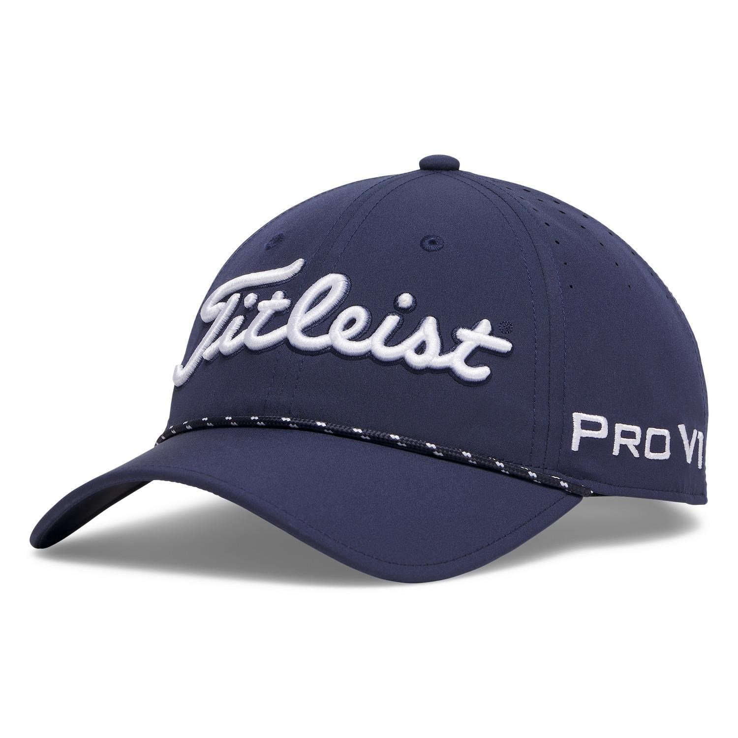 Titleist Tour Breezer heren pet, navy/wit