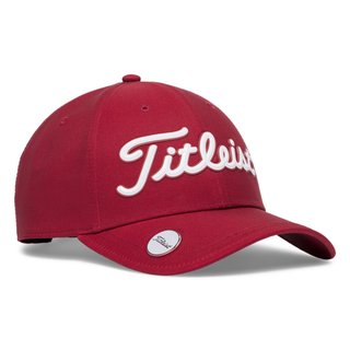 Titleist Players Ball Marker heren cap, karmozijn/wit