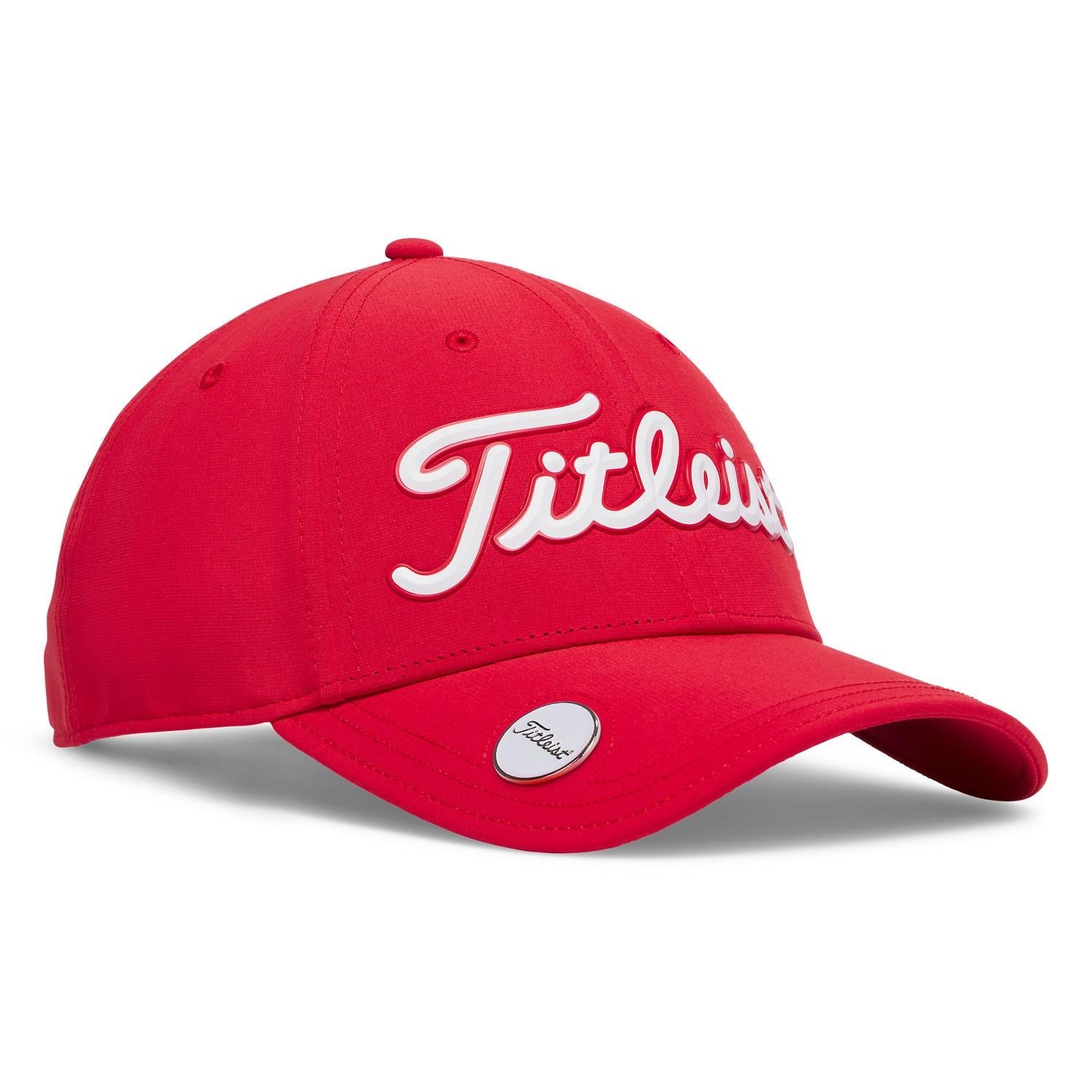 Titleist Players Ball Marker heren pet, rood/wit