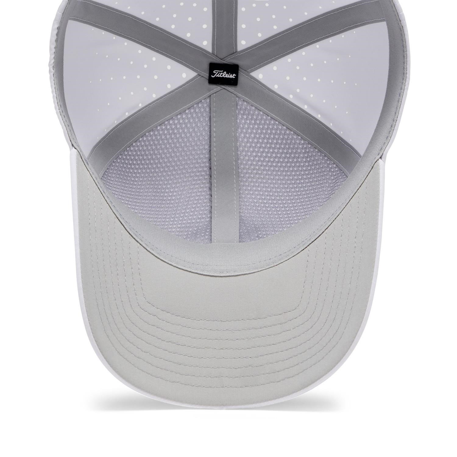 Titleist Charleston Breezer heren cap, wit/wit/zwart