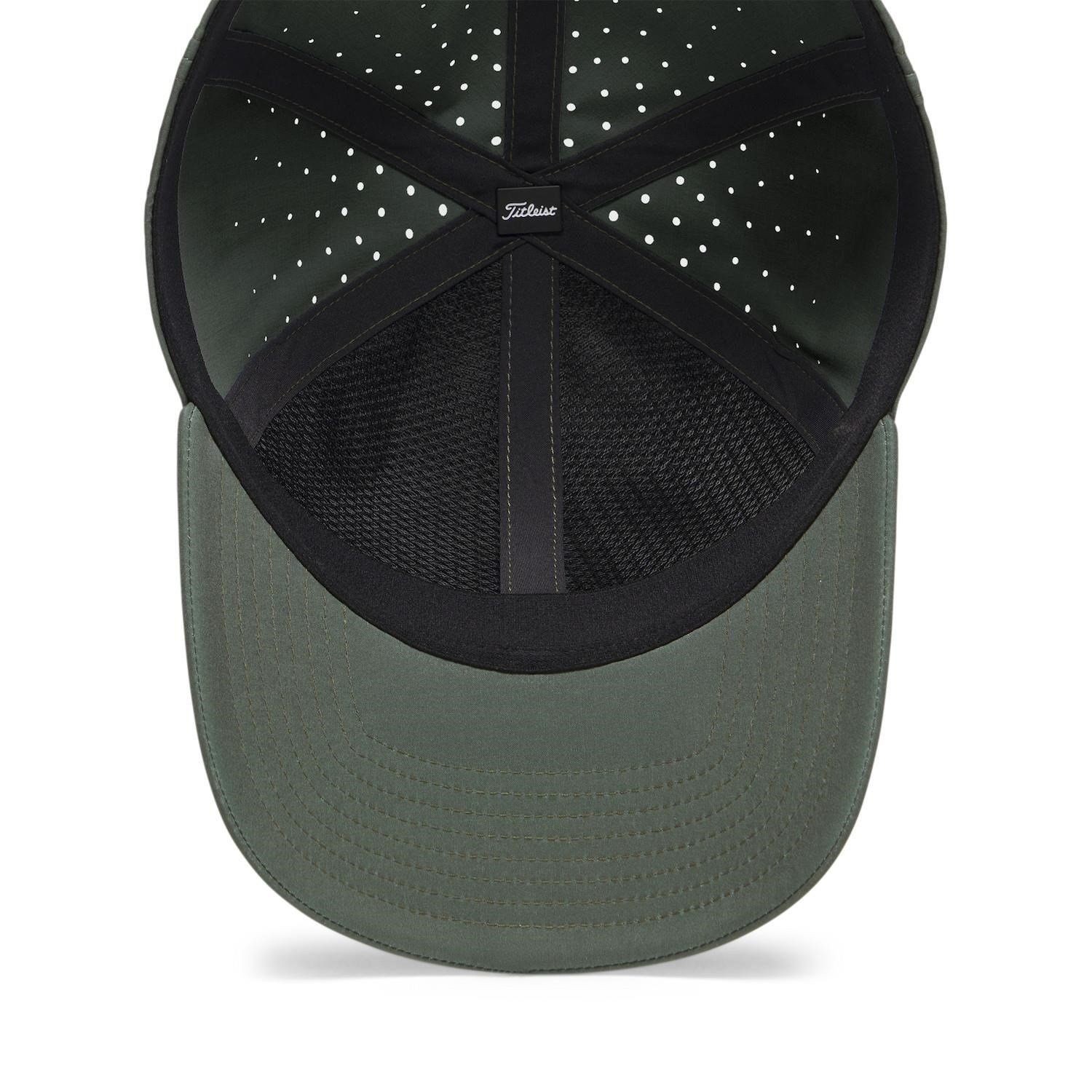 Titleist Charleston Breezer heren cap, cypress/zwart/wit