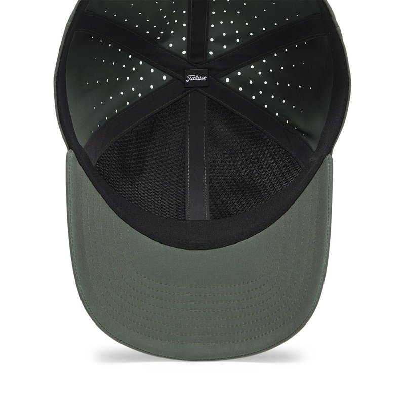 Titleist Charleston Breezer heren cap, cypress/zwart/wit
