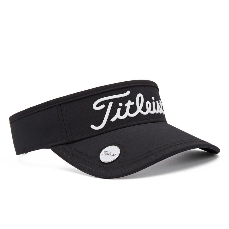 Titleist Players Ball Marker unisex vizier, zwart/wit