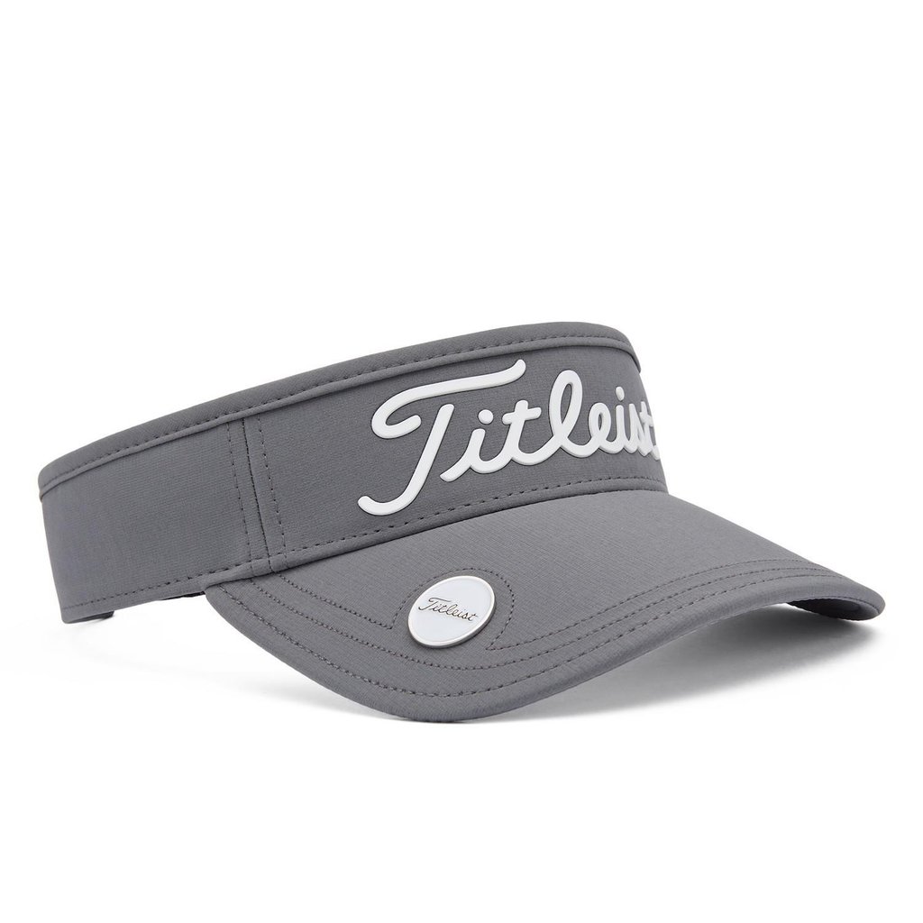 Titleist Players Ball Marker unisex klep, houtskool/wit