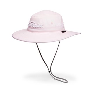 Titleist Tour Aussie heren bucket hat, lichtroze/wit
