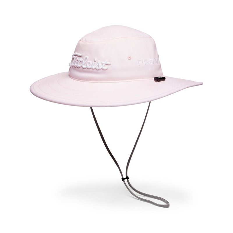 Titleist Tour Aussie heren bucket hat, lichtroze/wit