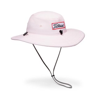 Titleist Tour Aussie heren bucket hat, lichtroze/wit