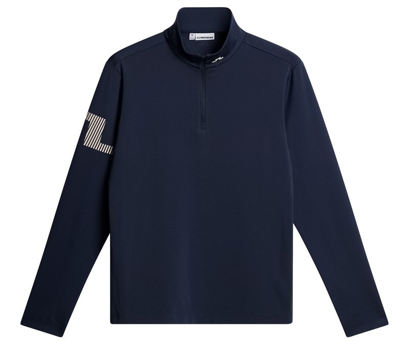 J.Lindeberg Heath Strike Mid Layer heren sweatshirt, JL Navy