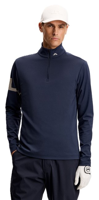 J.Lindeberg Heath Strike Mid Layer heren sweatshirt, JL Navy