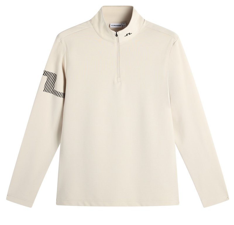 J.Lindeberg Heath Strike Mid Layer heren sweatshirt, moonbeam