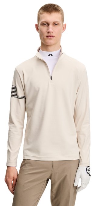 J.Lindeberg Heath Strike Mid Layer heren sweatshirt, moonbeam