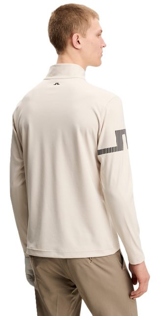 J.Lindeberg Heath Strike Mid Layer heren sweatshirt, moonbeam