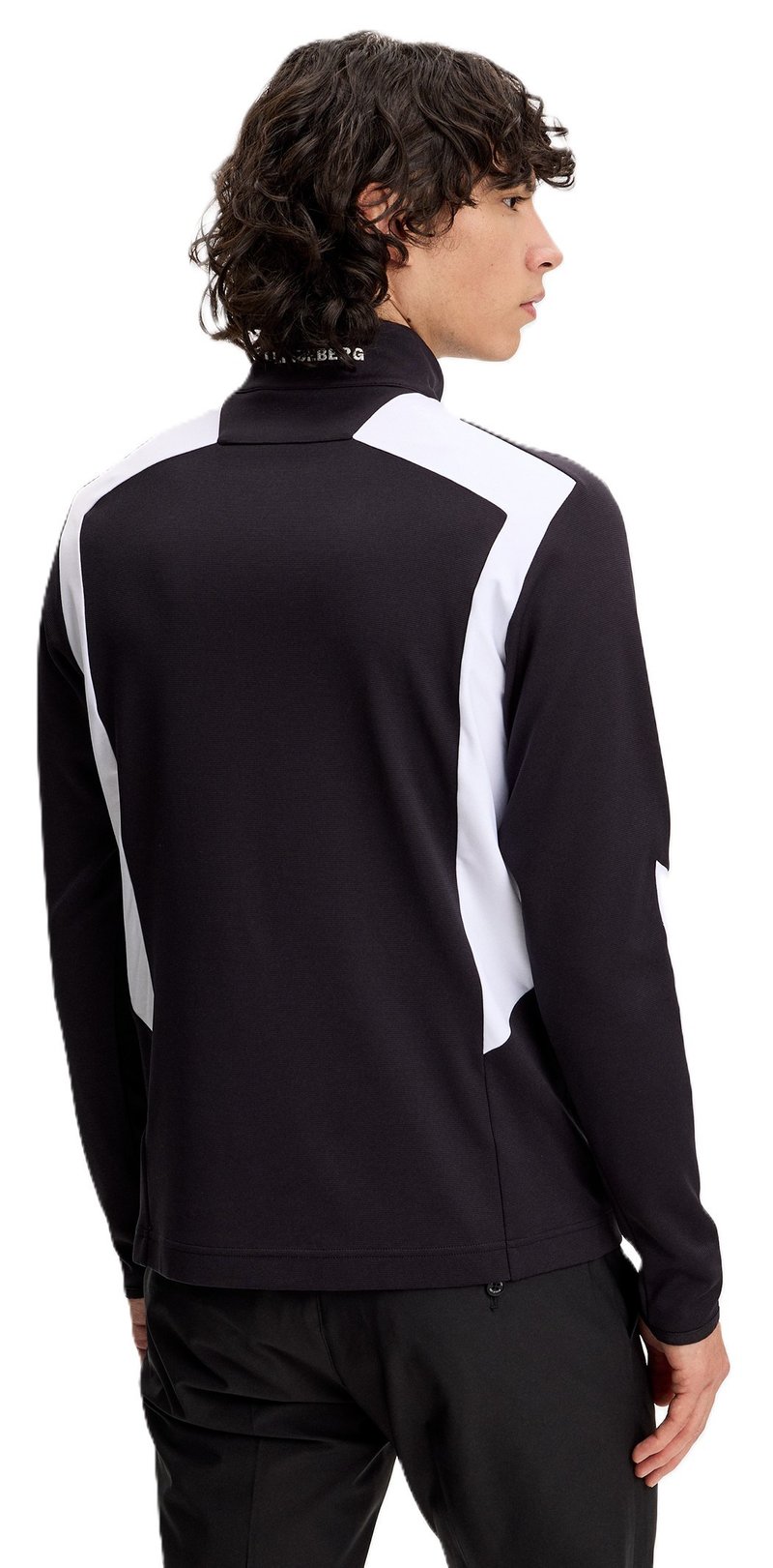 J.Lindeberg Lukas Quarter Zip heren sweatshirt, zwart