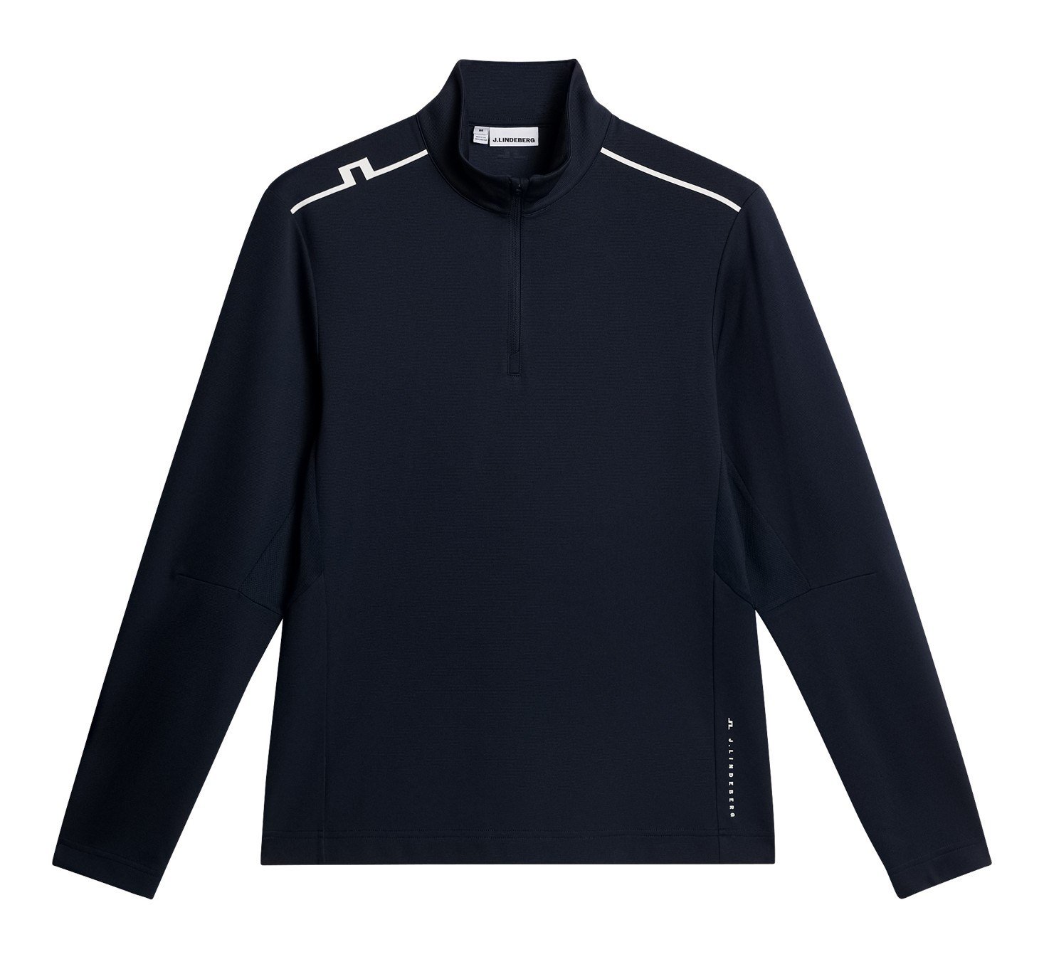 J.Lindeberg Leon Quarter Zip heren sweater, JL Navy