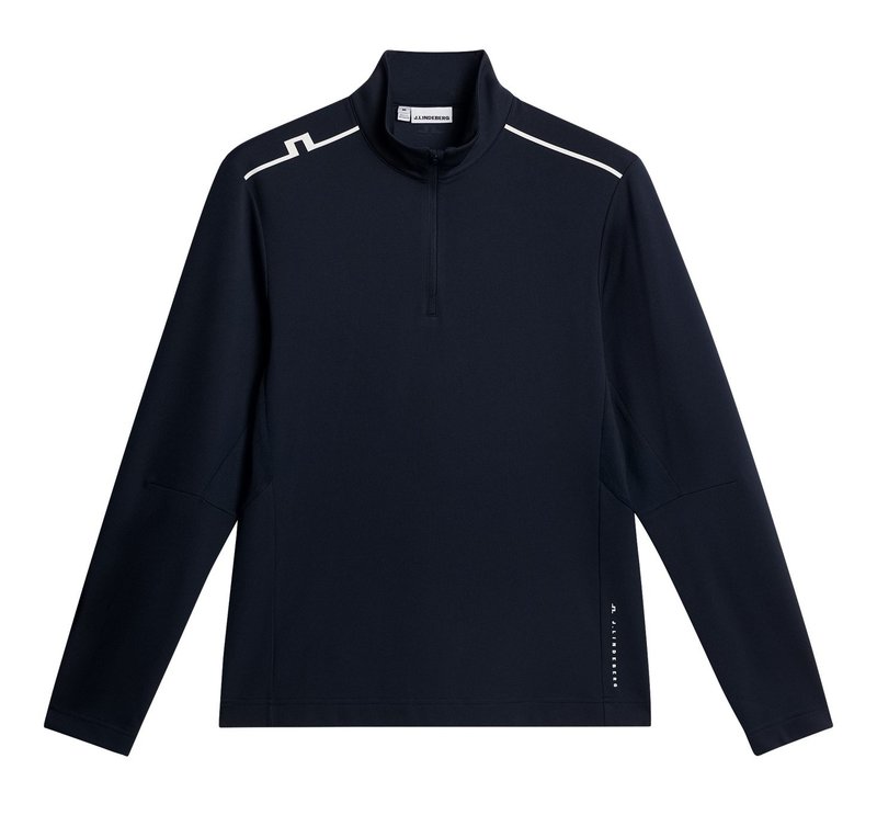 J.Lindeberg Leon Quarter Zip heren sweater, JL Navy