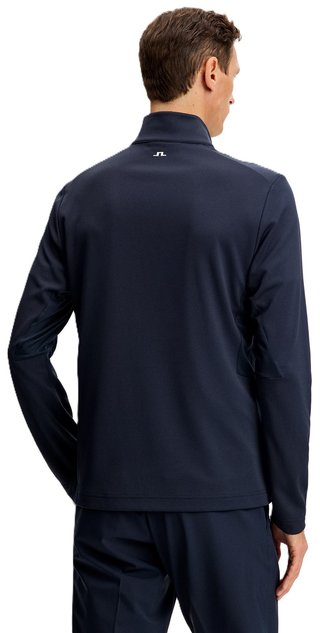 J.Lindeberg Leon Quarter Zip heren sweater, JL Navy