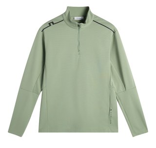 J.Lindeberg Leon Quarter Zip heren sweatshirt, hedge green