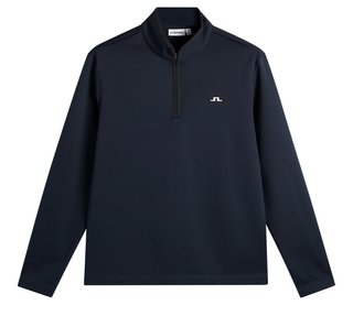 J.Lindeberg Clide Quarter Zip Mid Layer heren sweatshirt, JL Navy