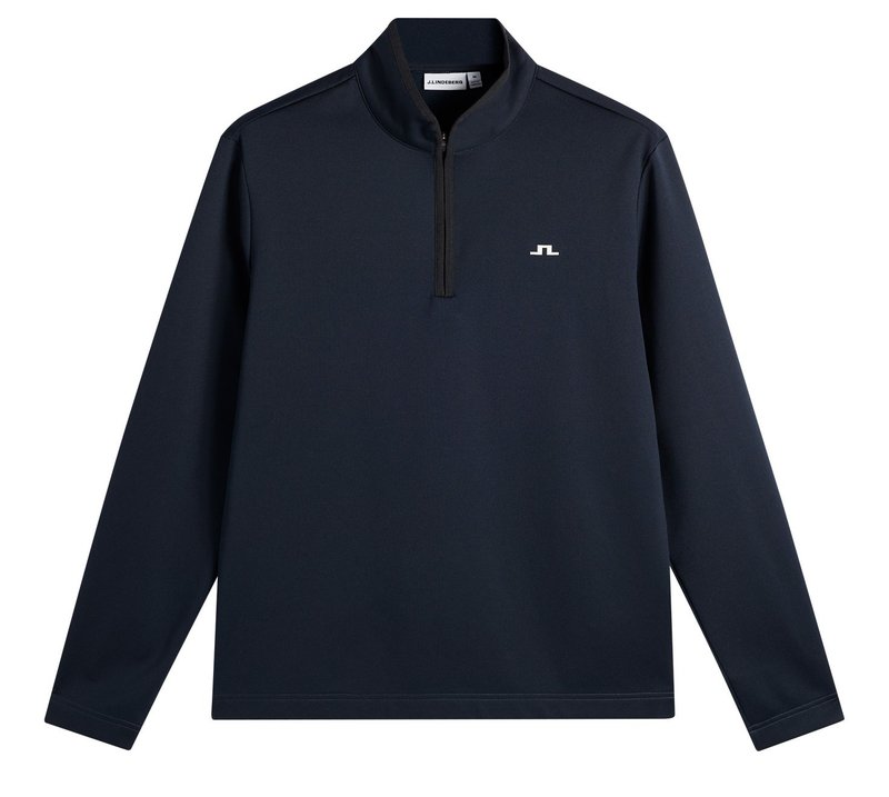J.Lindeberg Clide Quarter Zip Mid Layer heren sweatshirt, JL Navy