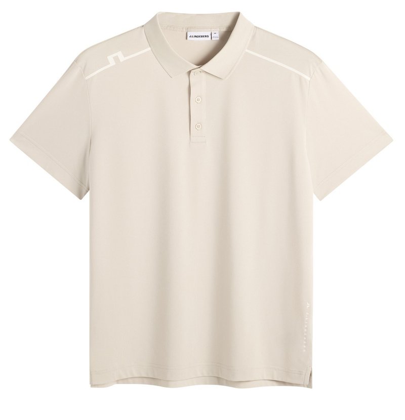 J.Lindeberg Lionel heren polo, moonbeam