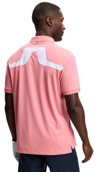 J.Lindeberg KV heren polo, flamingo plume