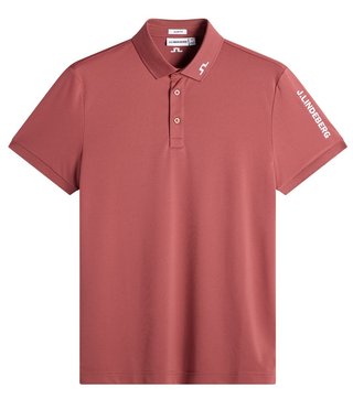 J.Lindeberg Tour Tech Slim Fit heren polo, apple butter