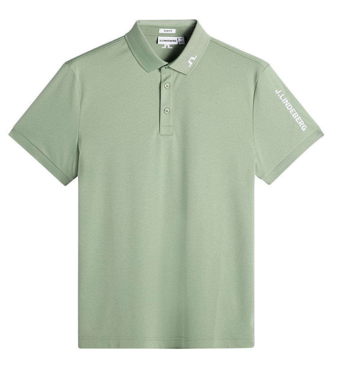 J.Lindeberg Tour Tech Slim Fit heren polo, hedge green