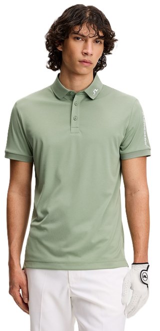J.Lindeberg Tour Tech Slim Fit heren polo, hedge green