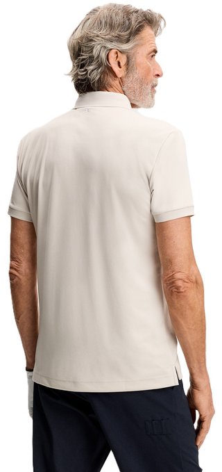 J.Lindeberg Tour Tech Slim Fit heren polo, moonbeam