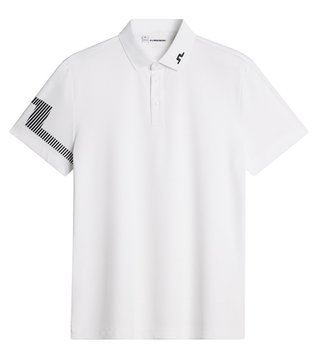 J.Lindeberg Heath heren polo, wit